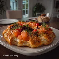 Antipasto di Capodanno con Salmone Affumicato