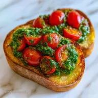 Bruschette Pesto Pomodorini in 15 Minuti