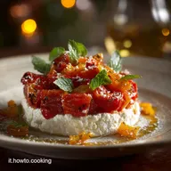 Cappelli di babbo Natale salati: bocconcini festivi di ricotta e peperone