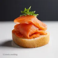 Aperitivi di Pesce Veloci Crostini Top al Salmone