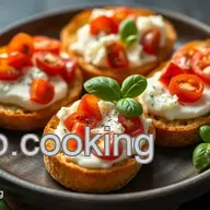 Crostini da Urlo: Pomodori, Basilico & Ricotta! 🍅