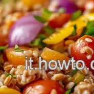 Insalata di Farro alla Mediterranea: Sole nel Piatto!