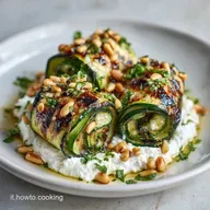 Involtini Zucchine Grigliate Fredde: Cremosi alla Ricotta