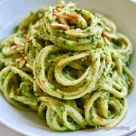 Linguine Pesto Zucchine Mandorle per 4
