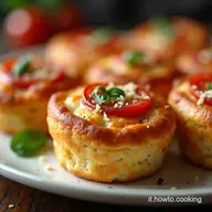 Pizza Muffin Mini Delizie Ricetta Facile e Veloce