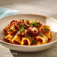 Paccheri Rag&ugrave; di Polpo Vellutato