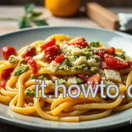 Pasta Fredda Tricolore: Ricetta Facile con Pesto di Pistacchi