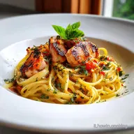 Pasta con il Pesce Spada Pomodorini