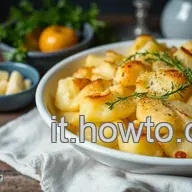 Ricette con Patate: Patate al Forno Croccanti, Ricetta della Nonna!
