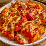 Peperoni Ripieni Al Formaggio Al Forno