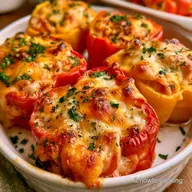Peperoni Ripieni Di Riso Filanti per 4