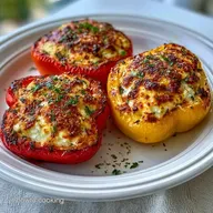Peperoni Ripieni in Friggitrice ad Aria con Ricotta