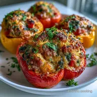 Peperoni Ripieni In Padella Con Carne Macinata