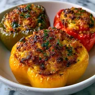 Peperoni Ripieni Senza Carne con Mollica