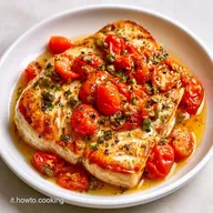 Pesce Spada Alla Livornese con Pomodorini