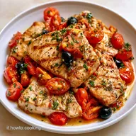 Pesce Spada Alla Pizzaiola con Pomodorini