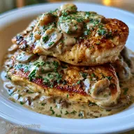 Petto di Pollo ai Funghi Cremoso
