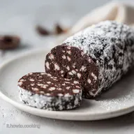 Salame al Cioccolato Senza Uova per 15 Porzioni