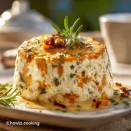 Sformato di ricotta e verdure il segreto per una consistenza cremosa e soffice