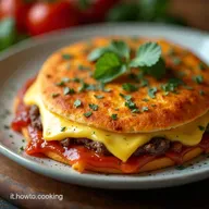 Taco Melts Facili con Manzo Speziato e Cuore Filante
