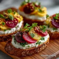 Tartine Natalizie Tricolore: Facili e Veloci per Feste