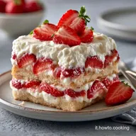 Tiramis&ugrave; Alle Fragole: Crema Vellutata e Fragole