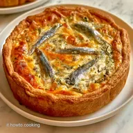 Torta Salata Acciughe con Ricotta