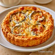 Torta Salata Melanzane con Scamorza
