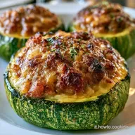 Zucchine Ripiene Di Carne per 4 Persone