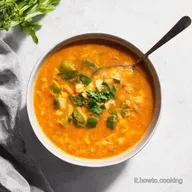 Zuppa con Verdure della Nonna Calda e Avvolgente