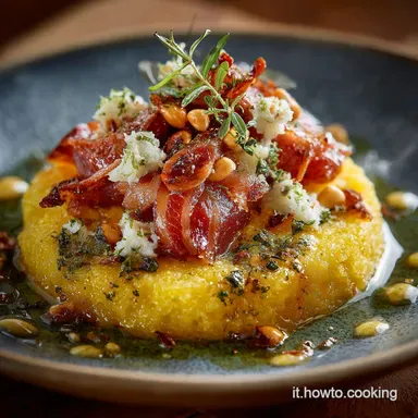 Antipasti di Natale gourmet: Stelle di Polenta e Baccal&agrave; Mantecato Scheda ricetta