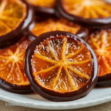 Arance Candite Cioccolato Fondente Scheda ricetta