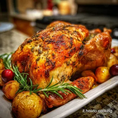 Arrosto di Tacchino Morbido per 6 Persone Scheda ricetta