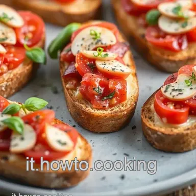 Antipasti Veloci Bruschetta: Italy on Toast in 15! Scheda ricetta