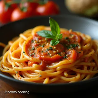Busiate alla Trapanese Il Sugo Crudo Siciliano Perfetto Scheda ricetta