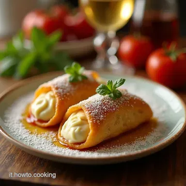 Cannoli di Grana Ripieni lAperitivo Italiano che Stupisce Scheda ricetta