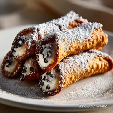 Cannoli Siciliani Ricetta Originale per 20 Scheda ricetta