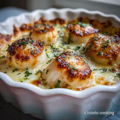 Capesante Gratinate: Croccanti e Saporite Scheda ricetta