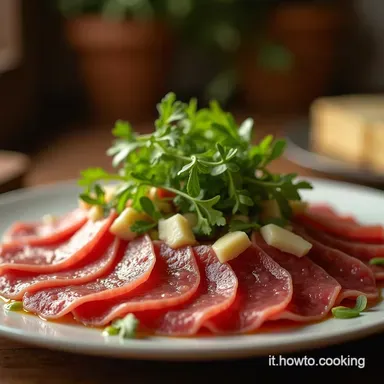 Ricetta Carpaccio di Manzo LAntipasto Gourmet Facile da Fare Scheda ricetta