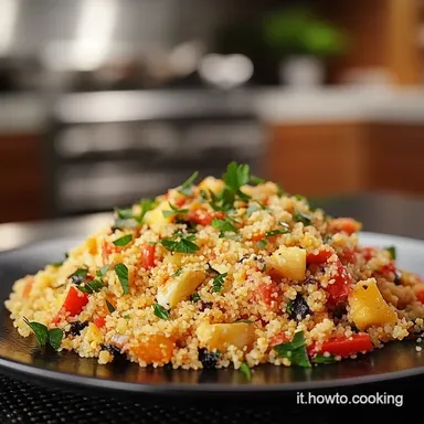 COUS COUS AI FRUTTI DI Mare Perfetto Ricetta Veloce e Fresca da Chef Scheda ricetta