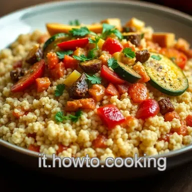 Couscous alla Mediterranea: Un'Esplosione di Sapori! Scheda ricetta