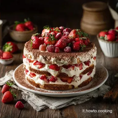 6 Facili Ricette Tiramis&ugrave; Fragole Fatto in Casa