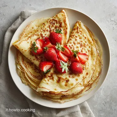 Crepes Veloci Ricetta in 15 Minuti Scheda ricetta
