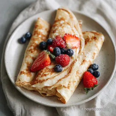 Crepes Veloci Ricetta in 15 Minuti