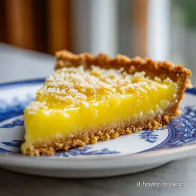 Crostata al Limone per 10 Porzioni Scheda ricetta