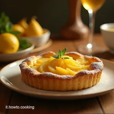 Crostata di Pesche Fresche La Frolla Perfetta che sa di Estate Scheda ricetta