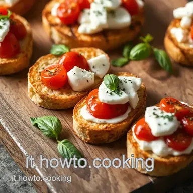 Crostini da Urlo: Pomodori, Basilico & Ricotta! 🍅 Scheda ricetta