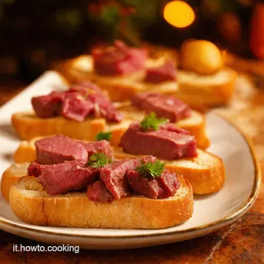 Antipasti di Carne Sfiziosi Crostini Toscani che Fanno Impazzire Scheda ricetta