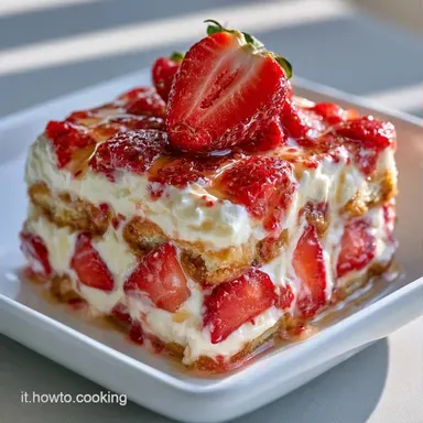 Dolce Fragole Cucchiaio in 25 Minuti Scheda ricetta