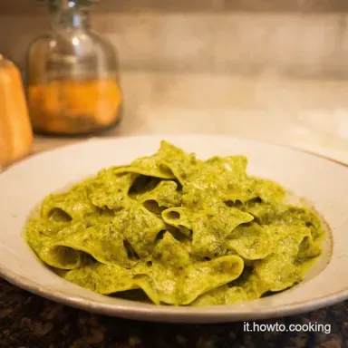 Farfalle con Pesto Estivo Profumo di Liguria in Tavola Scheda ricetta